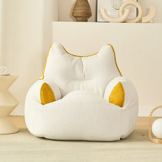 Solid Color Removable And Washable Teddy Hair Beanbag Cover