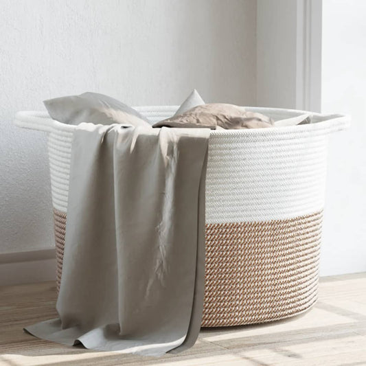 laundry basket and Ø cotton