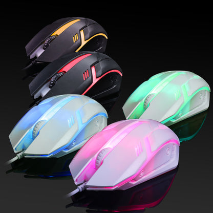 Wired mouse colorful glow