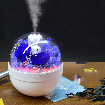 Creative Immortal Flower Aroma Diffuser Humidifier