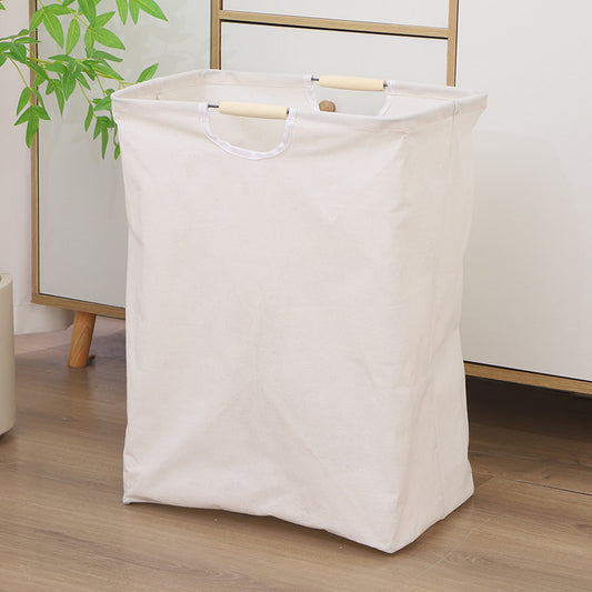 Cotton And Linen Laundry Basket Household Folding Hand Fabric Laundry Baskets